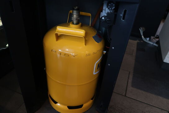 Gaspejs på hjul - Inkl. gasflaske