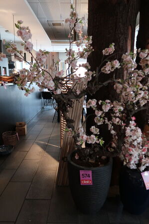 Kunstig plante i krukke 