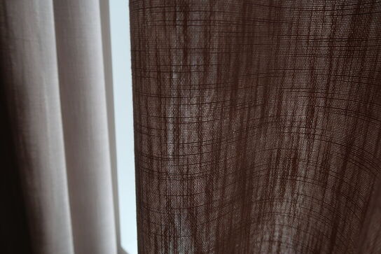 2 stk. Gardiner med skinne 