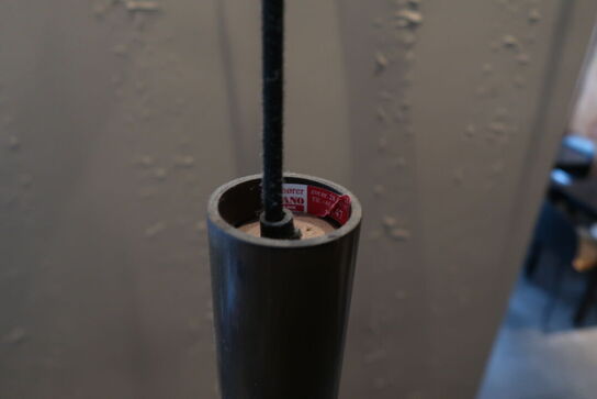 8 stk. Henning Larsen design lamper i messing 