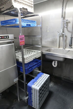 Bakkevogn med 5 bakker 