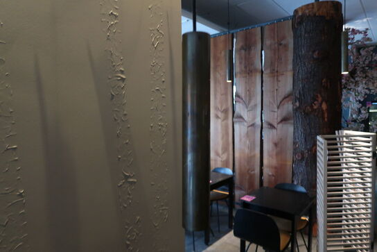 9 stk. Henning Larsen design lamper i messing 