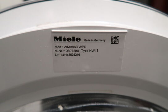 Vaskemaskine, Miele WMV963 WPS