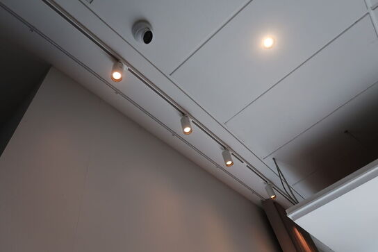 11 stk. Spots på skinner 