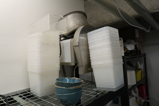 Hendi Friture, 2 varmeblæsere & diverse bøtter