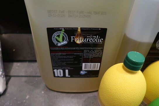 Diverse fritureolie m.m. 