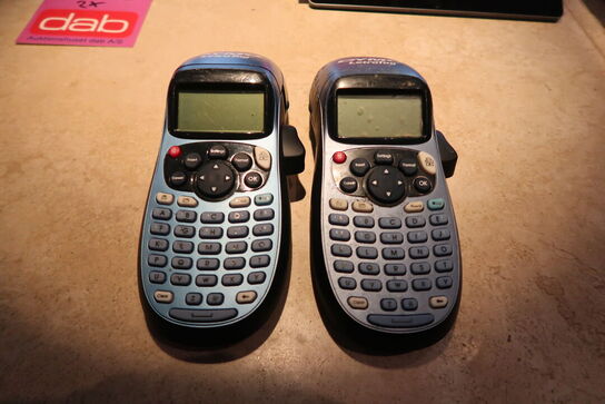 2 stk. DYMO LetraTag