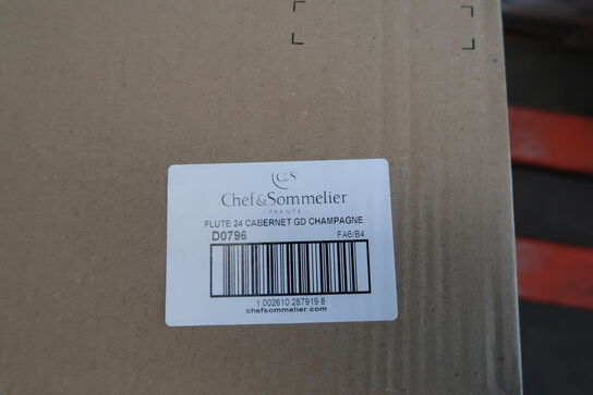 24 stk. champagneglas CHEF & SOMMELIER Flute 24 Cabernet GD Champagne