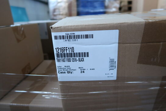 24 stk. bakker CAMBRO FAST FOOD 12x16 Black