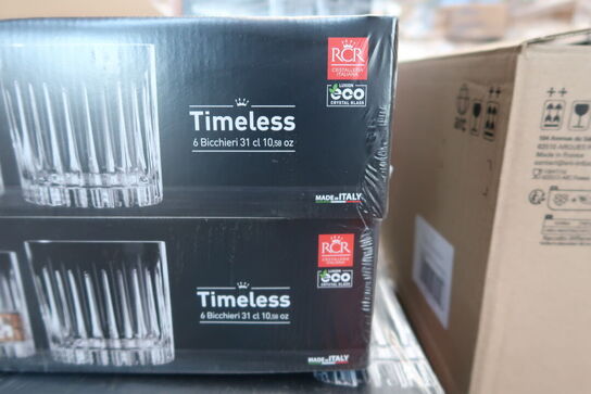 48 stk. glas RCR Cristalleria Italiana Timeless