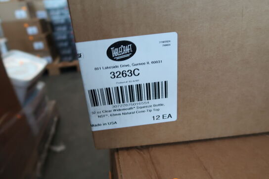 60 stk. plastikflasker TABLECRAFT 3263C