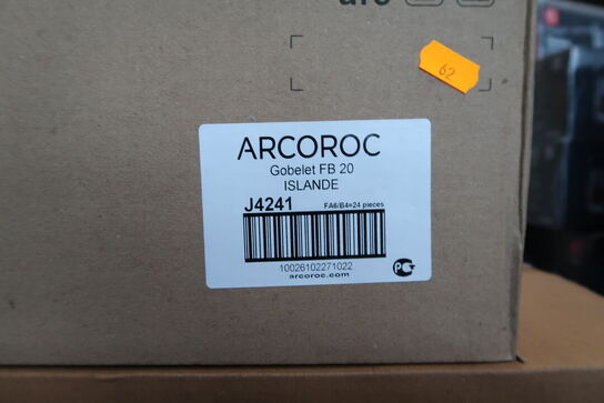 120 stk. blandet glas ARCOROC