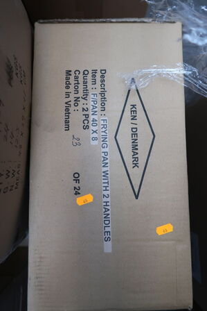 2 stk. stegepander KEN STORKØKKEN