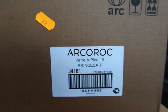 120 stk. blandet glas ARCOROC