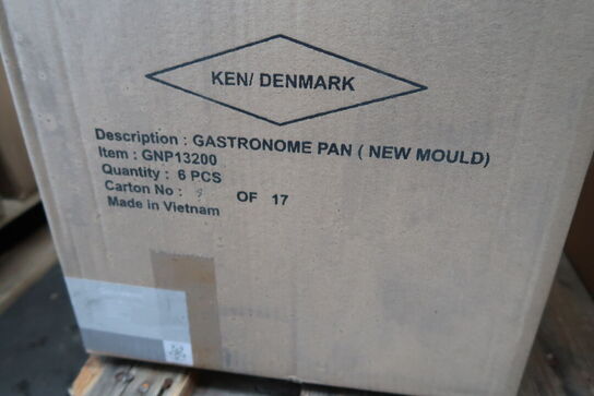 6 stk. gastrobakker FOODPAN PF