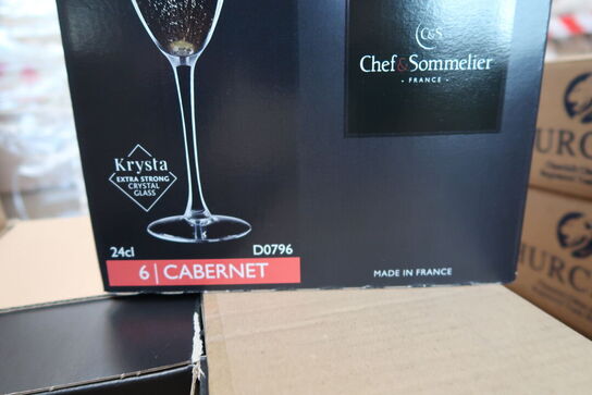 24 stk. champagneglas CHEF & SOMMELIER Flute 24 Cabernet GD Champagne