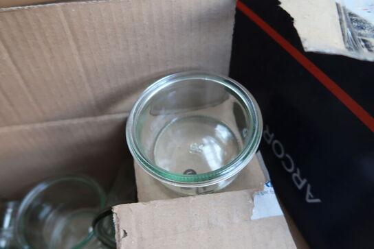 Ca. 110 stk. glas WECK