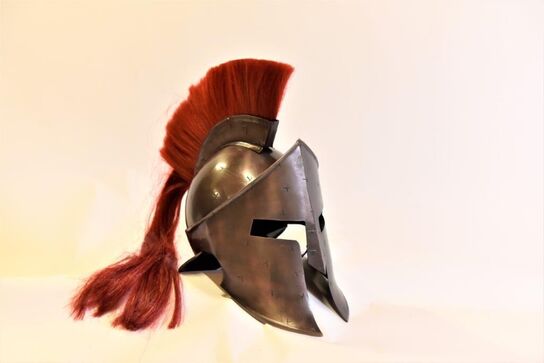 Krigshjelm, Romersk - Spartansk Kong Legionidas - RAH-016 - passer alm. Hovedstørrelse - håndlavet