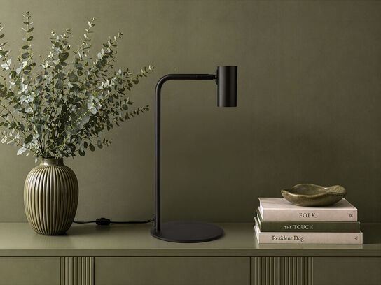 3 stk. frandsen bespoke spot table lamp sort 127309(ubrugt)