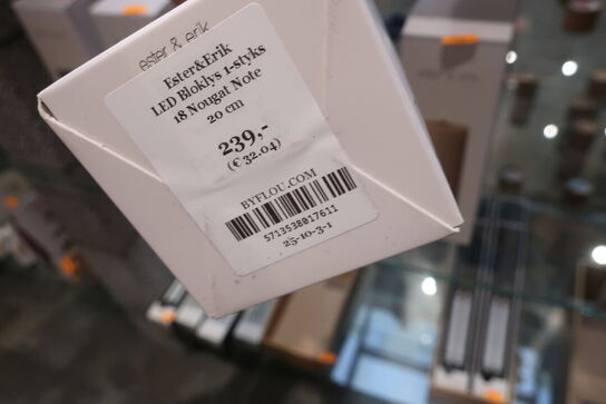 2 stk. LED Lys ESTER & ERIK