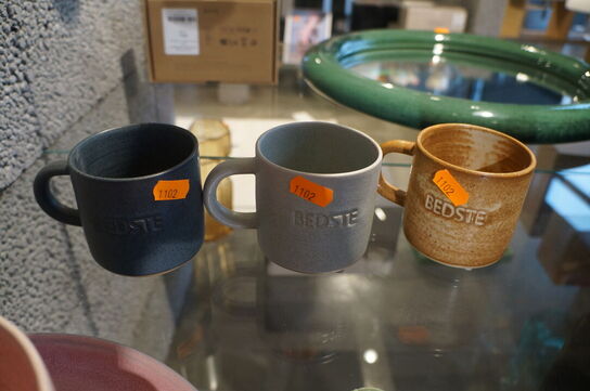 3 stk. Kopper JULIE DAMHUS ODA