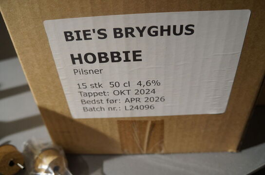 15 stk. Øl BIE'S BRYGHUS PILSNER