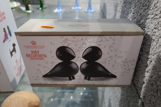 2 stk. Fugle KAY BOJESEN Turtelduer