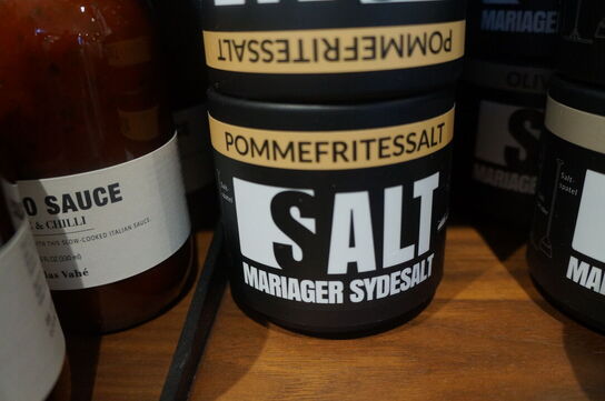 4 stk. Diverse salt MARIAGER SYDESALT
