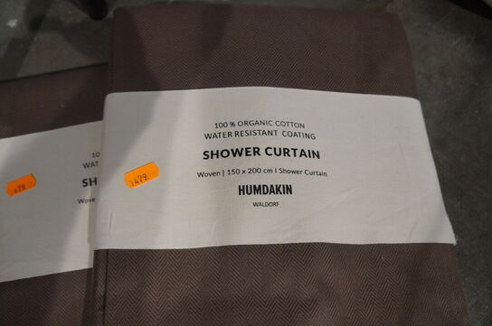 2 stk. Badeforhæng HUMDAKIN