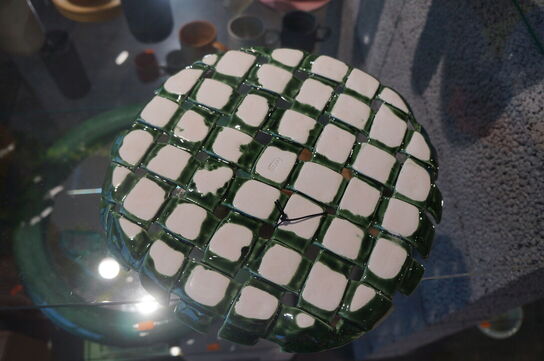 Fad FERM LIVING PLAIT PLATTER EMERALD