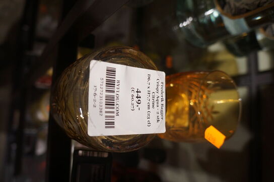 2 stk. Glas FREDERIK BAGGER