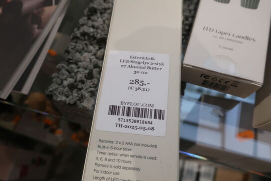 4 pk. Starinlys ESTER & ERIK