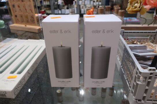 2 stk. LED Lys ESTER & ERIK