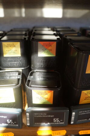 4 stk. Flaming dust MILL & MORTAR