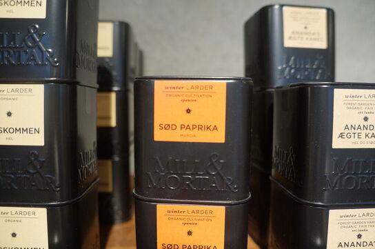 9 stk. Kanel MILL & MORTAR