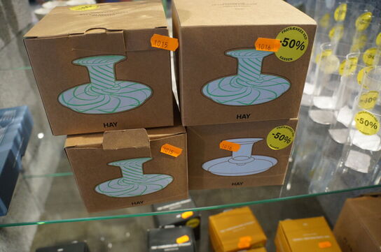 2 stk. Lysestager HAY