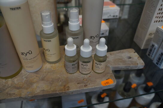 Diverse udstillingsprodukter AYU