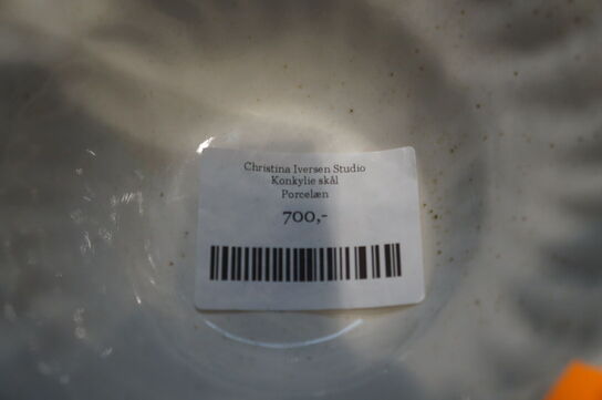 3 stk. Skåle CHRISTINA IVERSEN STUDIO KONKYLIE