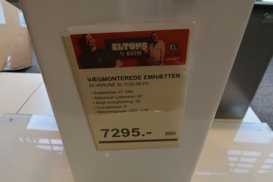 Silverline SL 3122-90 HV - vægmonteret emhætte