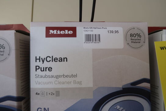 6 pk. Miele HyClean Pure GN Støvsugerposer