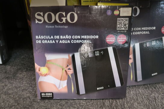 Sogo diagnostick badevægt med kropsanalyse max 150 kg