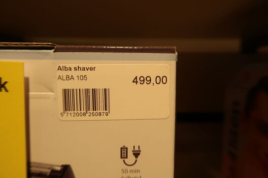 ALBA 105 shaver med elektronisk display