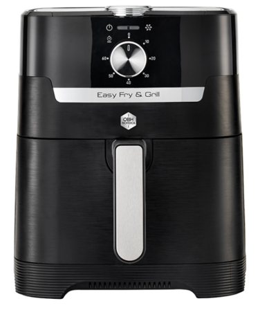 OBH Nordica Easy Fry & Grill Precision airfryer 2in1 black digital