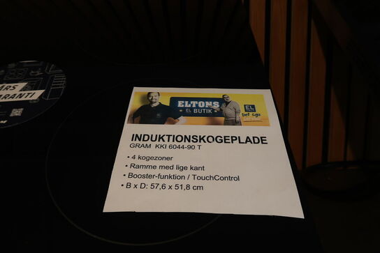 Gram induktionskogeplade KKI6044-90T