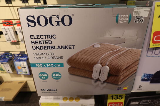 Varmetæppe fra Sogo B 140 x L 160 cm