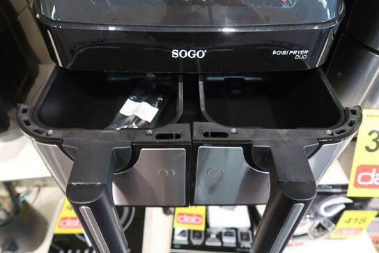 Sogo airfryer double basket 9 liter 1750 watt