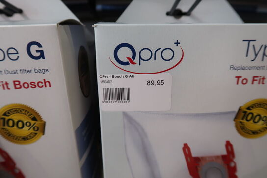 6 pk. Bosch-Siemens Qpro+ Type G fleece pose (4 stk.)