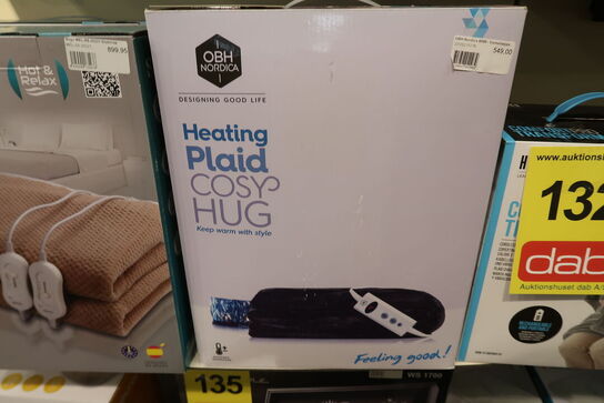 OBH Nordica Cosy Hug varmetæppe 130x160 cm