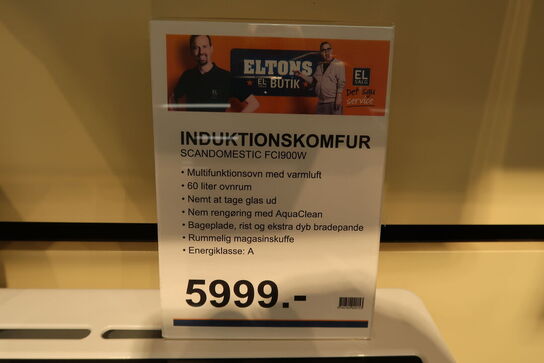 Scandomestic FCI900W Induktionskomfur