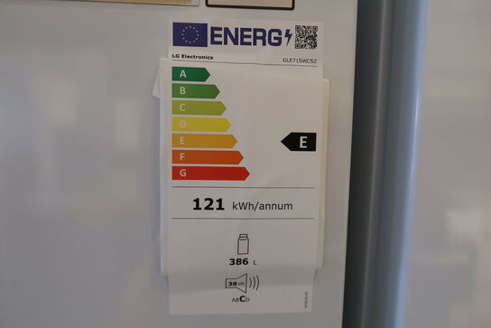 LG GLE71SWCSZ fritstående køleskabe